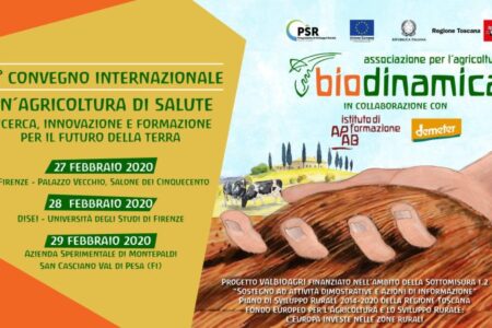 A Firenze dal 27 febbraio il 36° Convegno internazionale di Agricoltura Biodinamica